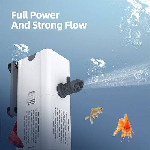 4 in 1 Aquarium Filter Pump Quiet Fish Tank Submersible Air