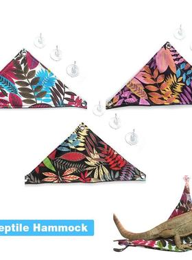 Reptile Hammock Breathable Canvas Lizards Hammock Lounger
