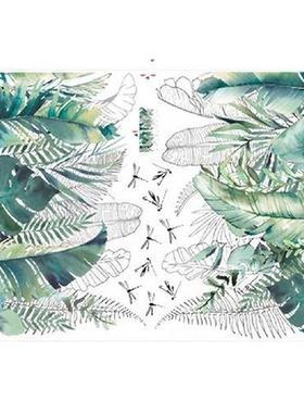 Wall Stickers Room Living Decals Tropical Living Leaves