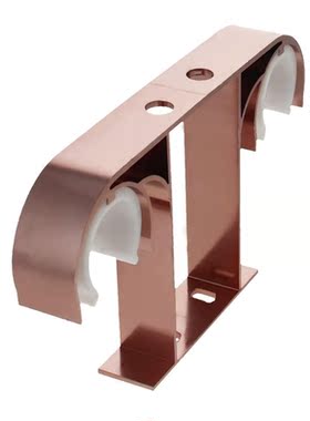 Pure White/Rose Gold Standard/Upgrade Top Mount Double Brack