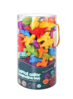 Kids Rainbow Matching Game Toy Animal Cognition Rainbow