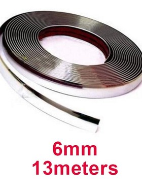 13M Silver Car Chrome Styling Decoration Moulding Trim Strip