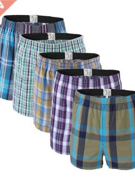 Pcs/lot Boxer Men Thin Summer Underwe Cotton Man Big Size