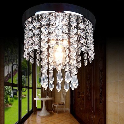 Aisle Bedroom Crystal Chandelier Lamp Light Fixture