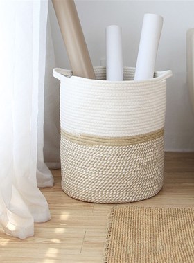 Toys Storage Basket Laundry Basket Dirty Clothes Hamper wit