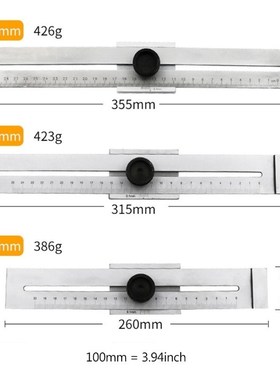 Woodworking T type Scriber Precision 0.1mm Metric Line Scrib