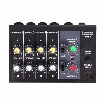 8 Channel Mixing Console Karaoke Mixer Console Mono/Micropho