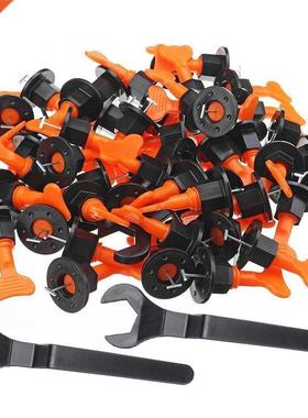 100Pcs Alignment Tile Leveling Wedges Tile Spacers System Fl