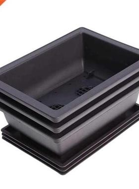 6 Packs Bonsai Training Pots with Tray Plastic Bonsai Plants