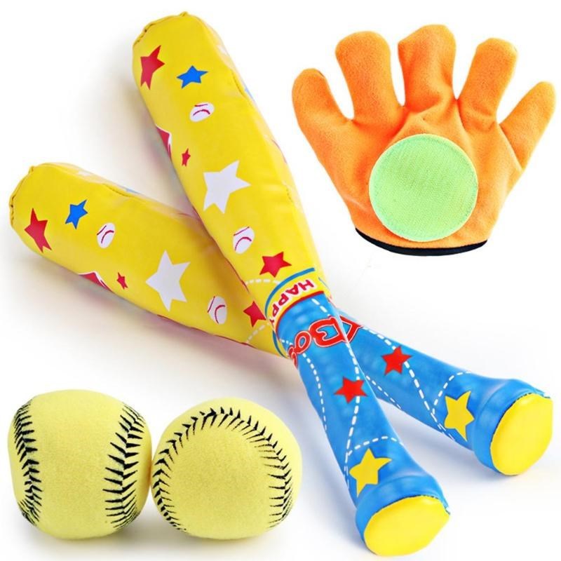 EVA Soft Baseball Bat Gloves Set for Kids Children Outdoor