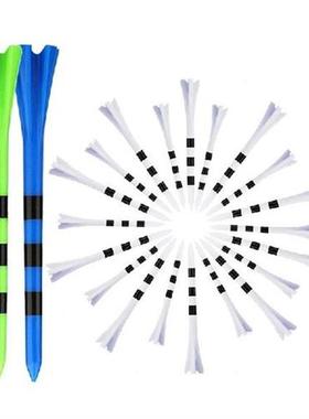 Hot 80Pcs Plastic Golf Tees Reduces Friction Side Spin 5