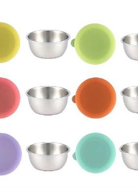 Sauce Cups Dipping Metal Containers Dish Condiment Bowl Cup