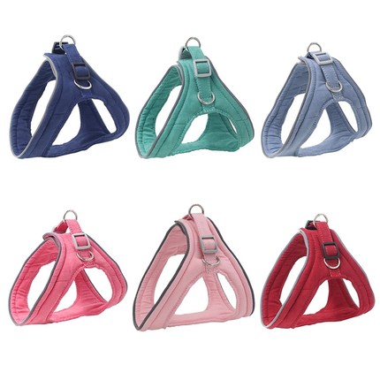 Pet Reflective Dog Harness No Pull Adjustable Vest Soft