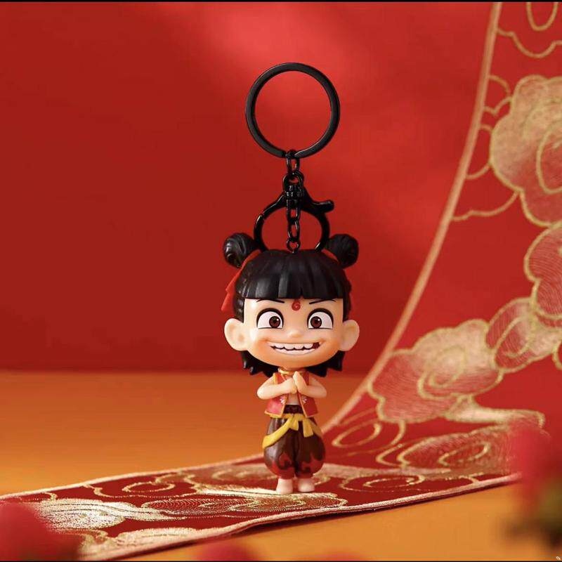 正版哪吒魔童闹海立体款玩偶敖丙太乙真人摆件钥匙扣挂件影城玩具