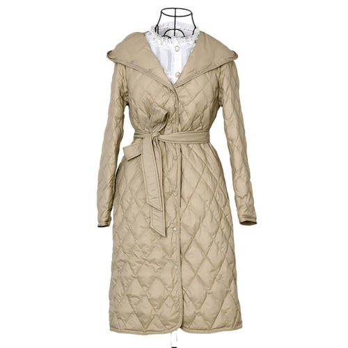 女士中长款轻薄羽绒服