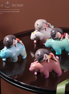 快速发货 可爱少女心D白夜童话摆件公主风情人节送闺蜜女