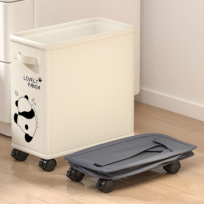 速发办公室桌收收纳筐书包下纳柜学生宿舍移轮小推车工位可带动置