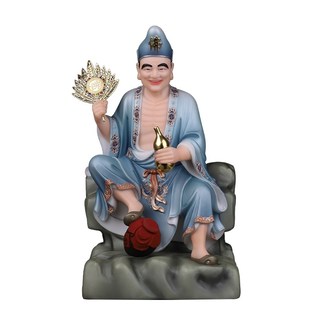 快速发货福满堂活佛济公佛像仿汉白玉供奉家用佛T堂摆件降龙罗汉