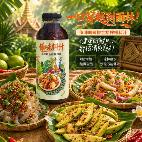 酸酸呢辣辣呢版纳正宗傣味料汁