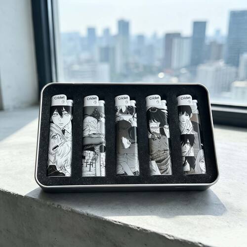 正品Cricket草蜢打火机动漫正品防爆砂轮静音精致送闺蜜男友礼物