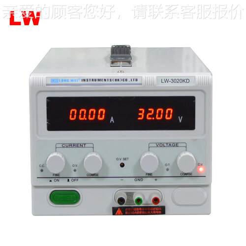30V20A龙威直流稳压开关电源LW3020KD电镀维修LED老化电源