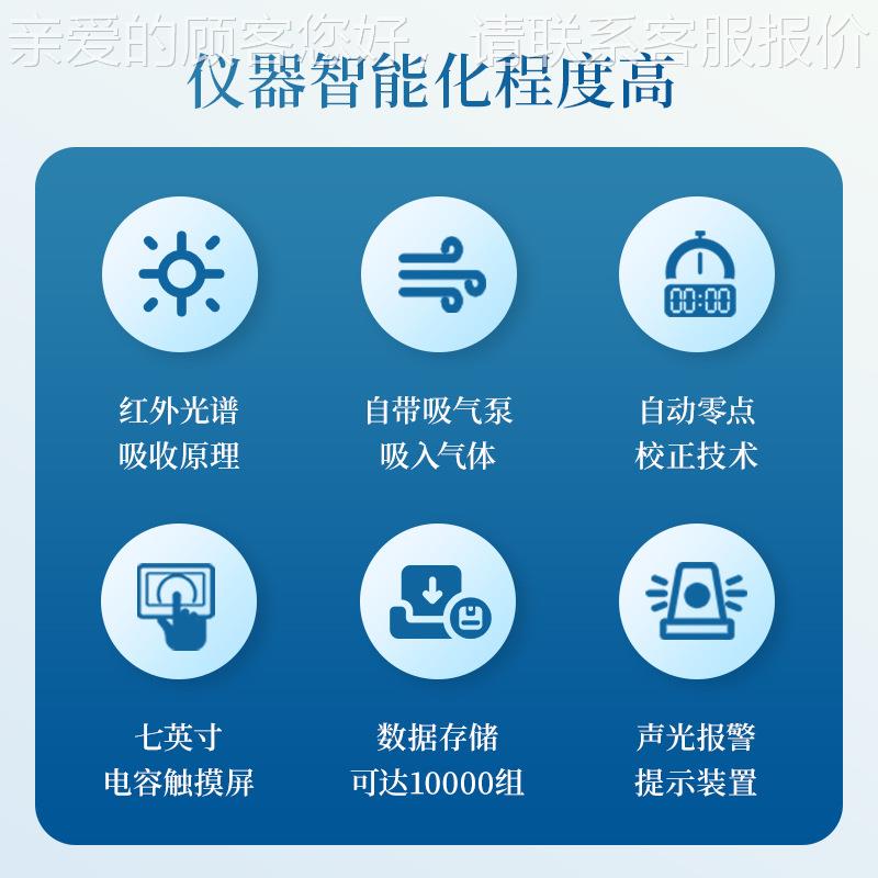 红外coco2CLY-8300A气体分析仪固定污染源红外浓O2 一氧化碳度分