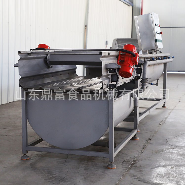 【鼎富机械】供应叶菜涡流清洗机 豆角段旋流洗菜机