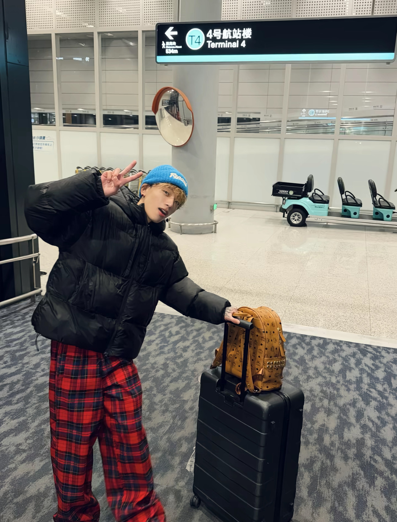 ASCA 秋冬垂感直筒阔腿设计宽松休闲百搭卫裤长裤男女同款格纹裤,男装,休闲裤,淘宝优惠券,粉丝福利购,淘宝优惠卷