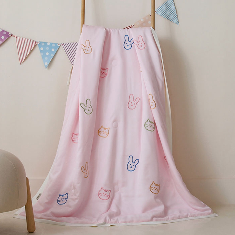 现货速发儿童幼儿园天丝夏被莫代尔夏凉被宝宝婴儿凉感空调被超薄