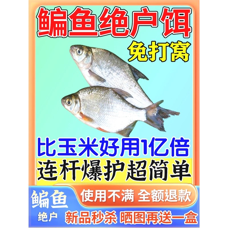速发鳊料鱼冬野钓黑坑扁草鱼秋青鱼珠珠缓沉颗粒小药脆螺窝料