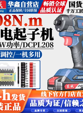 东成起子机DCPL208大扭力电动螺丝批20V充电电钻锂电多功能螺丝刀