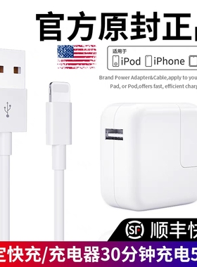 适用ipad第5代4代A1822快充头数据线A1823充电线器A1458苹果A1459平板A1460冲电iapd手机充电头ipod