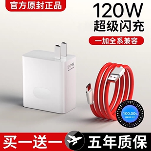 120W超级闪充头适用一加10Pro充电器ace6/7/8t/9手机oneplus150充电80w快充30w数据线插头oppo通用原装正品