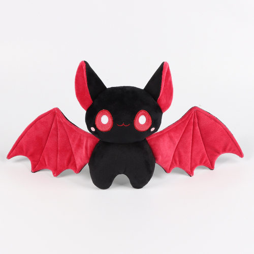 现货新品卡通蝙蝠Halloween bats万圣节暗黑毛绒玩具公仔节日礼物