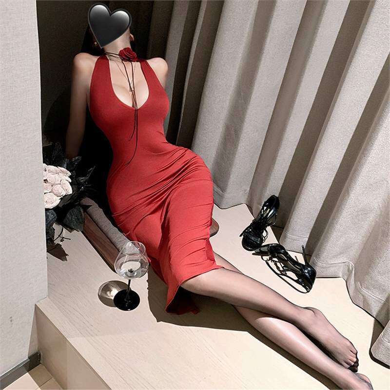 80-130斤大码新款女法式名媛深V连衣裙内衣性感睡衣免脱套装制服