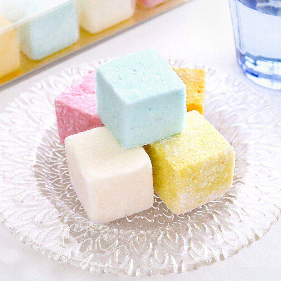 【好看】日本短赏BOULMICH水果法式棉花糖彩色多巴胺盒装