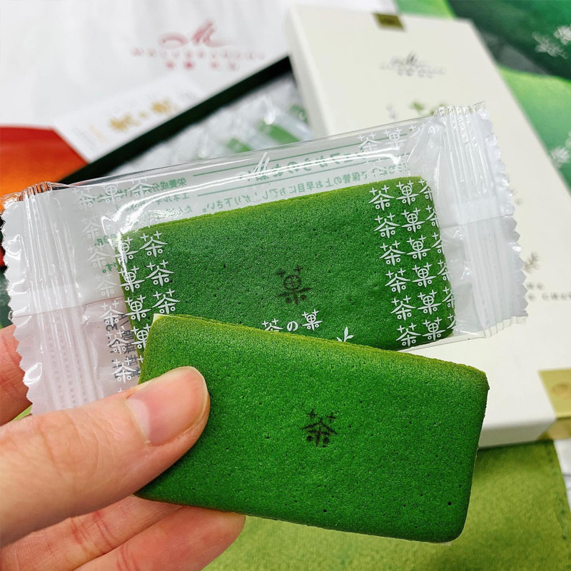 【现货速发】日本零食京都北山茶の菓浓茶宇治抹茶巧克力夹心饼干