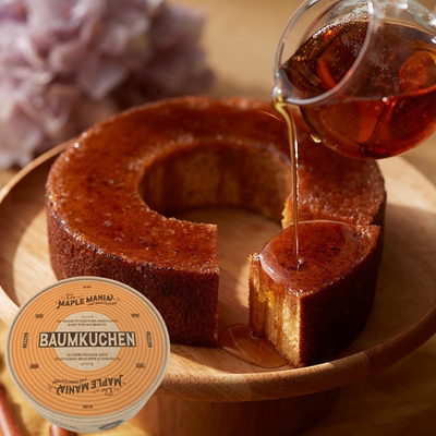 现货日本进口零食 MAPLE MANIA疯狂男孩枫糖黄油味年轮蛋糕礼盒装