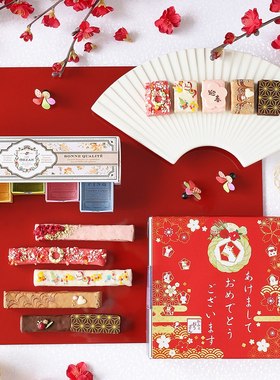 【新年限定】ins网红日本代购春节限定cafe ohzan巧克力饼干礼盒