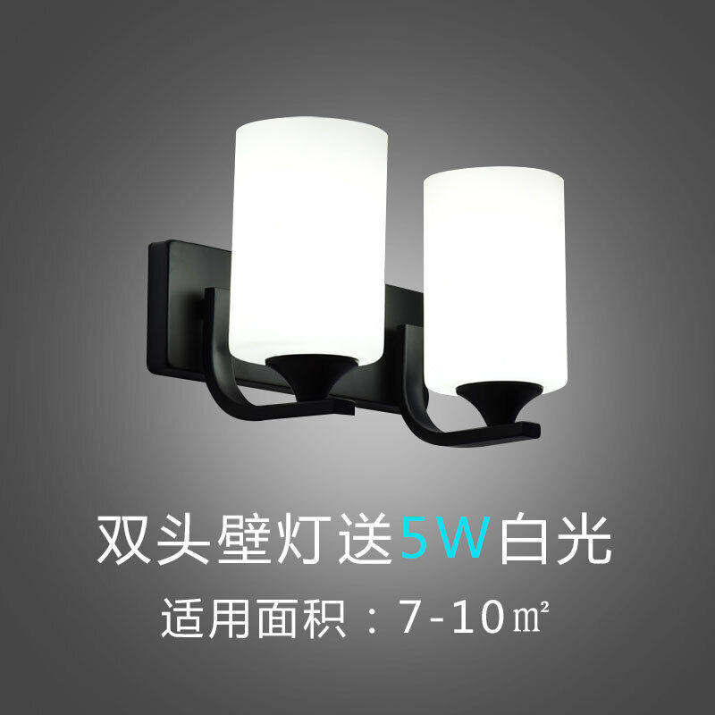 LED床头壁灯卧室婚房灯复古酒店墙壁灯房间走廊玄关过道灯具9842