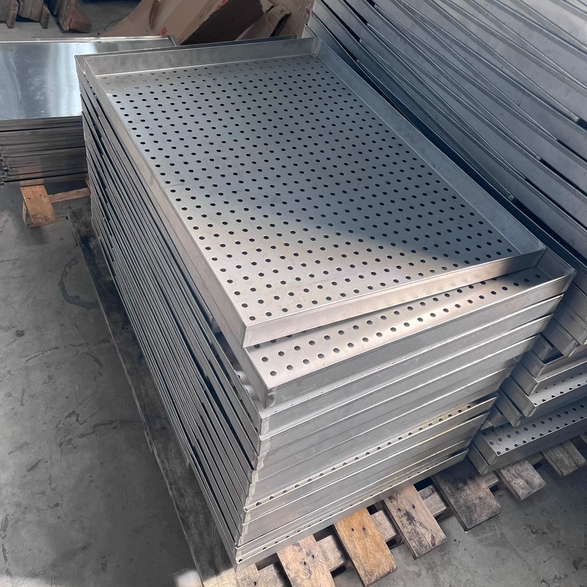 不锈钢手工盘商用厨具托盘图片