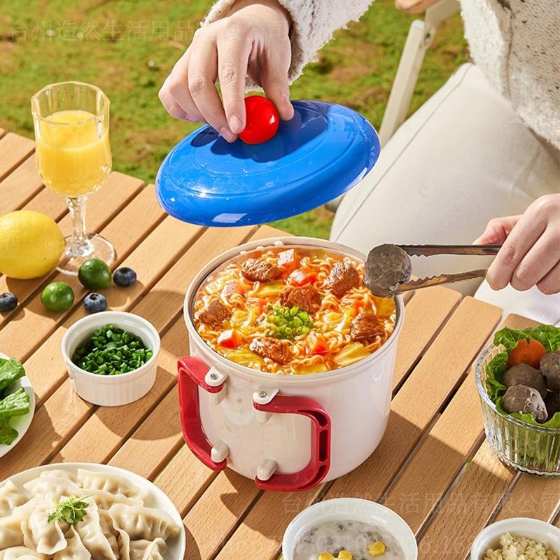 304不锈钢内胆自热饭盒神器注水加热可折叠保温户外便携式便当盒