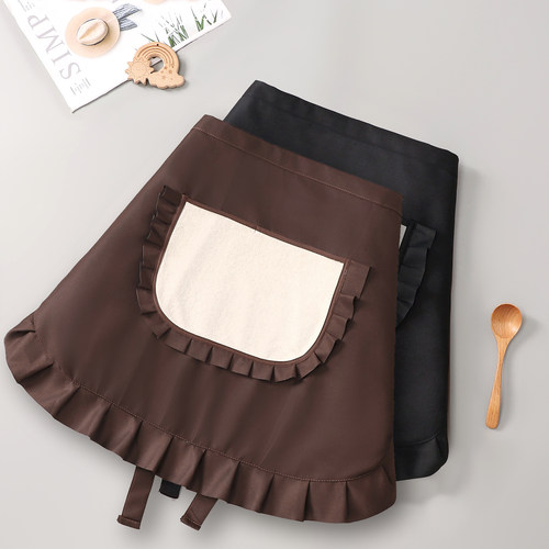 新款餐饮厨师服务员围裙