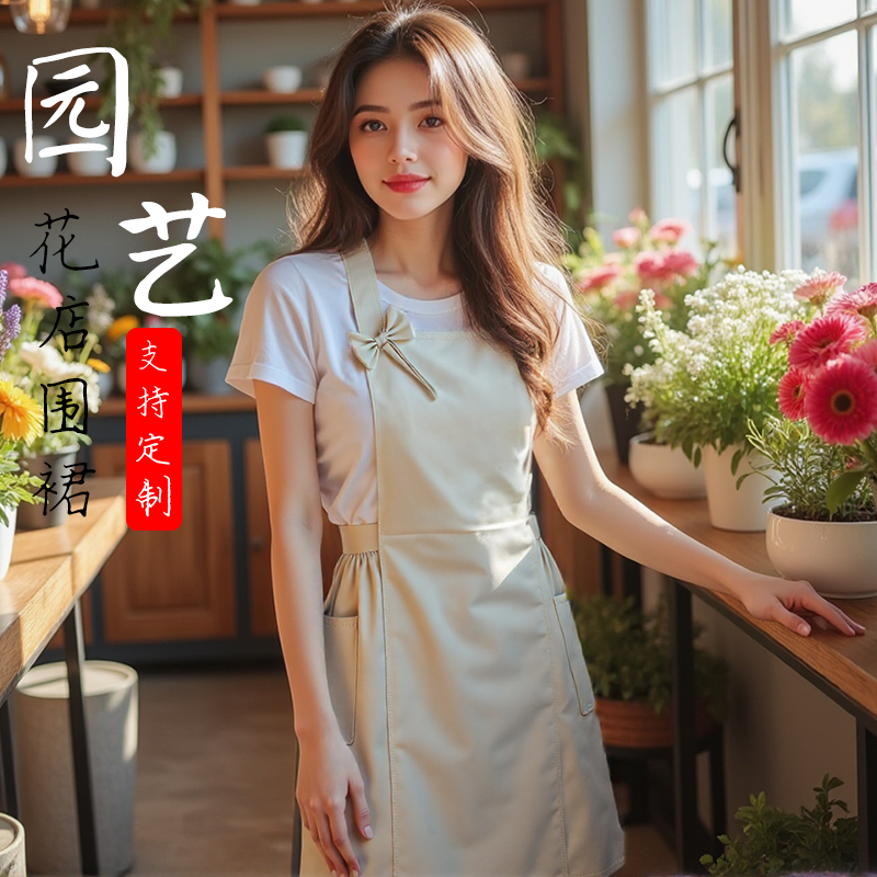 围裙家用厨房防水防油工作服女