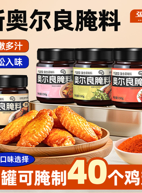儿童奥尔良腌料无添加家用新奥尔良腌制料烤鸡翅料不辣烧烤鸡叉骨