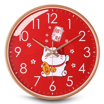 墙壁防水雾浴室挂钟卫生间深圳时钟表温湿度计吸盘免钉装电子客