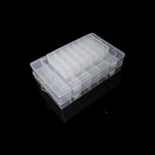 定28格塑料格子盒整件理储物皮玩具零工筋具展示首饰收纳盒文固创