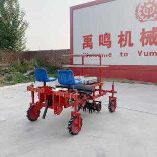 四轮车带瓜栽苗机植南瓜苗移机 栽辣椒苗移YXY栽机