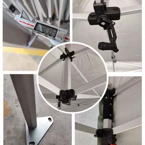 40菱管铝合户外广告帐篷棚四展览活金动宣传角折叠帐篷遮UBR阳雨