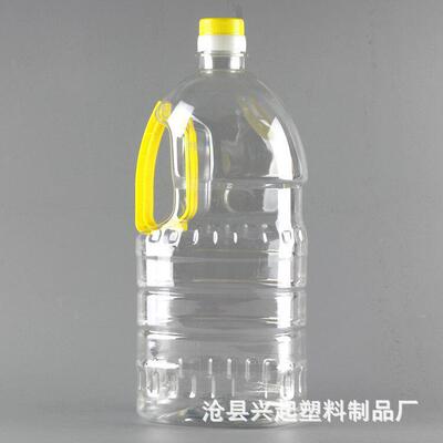 现货500ml酱L 1L 2.透明5塑料油醋壶食用油桶CHL一升pet酒酒桶